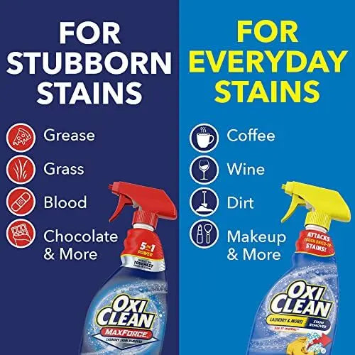 OxiClean Max Force Laundry Stain Remover Spray, 12 Fl. Oz, 3-Pack 