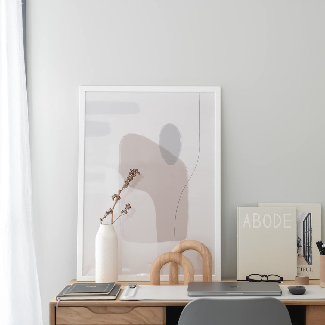 PEAKOLY Wood Arch Decorative Objects - Modern Bookshelf Decor, Coffee Table Sculpture, Floating Shelf Decor Accents, Japandi Home Decorations for Side, Console and Entryway Table 