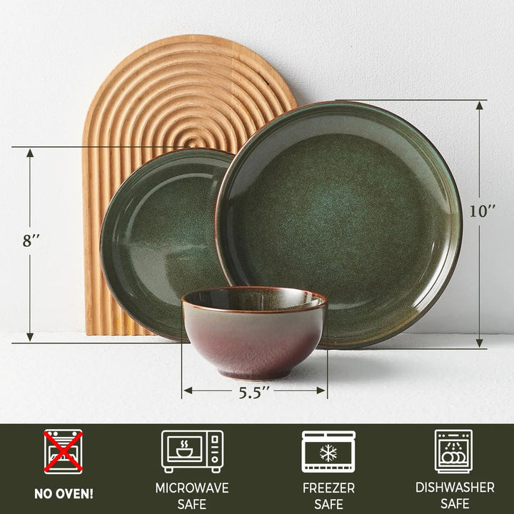 Pokini Stoneware Dinnerware Set