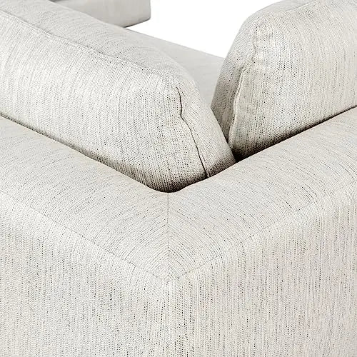 Poly and Bark Marcel Sectional, Right-Facing - Bright Ash