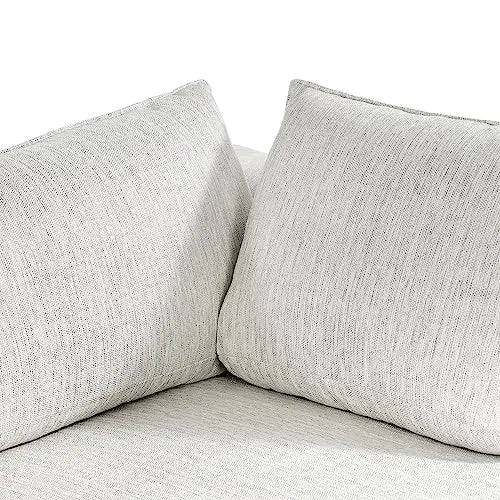 Poly and Bark Marcel Sectional, Right-Facing - Bright Ash