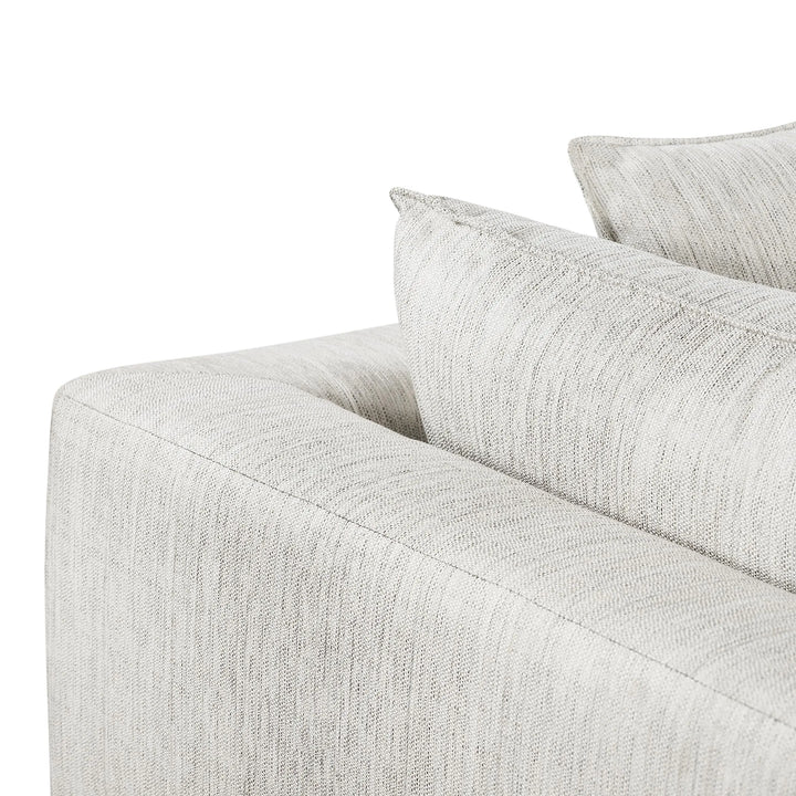 Poly and Bark Marcel Sectional, Right-Facing - Bright Ash