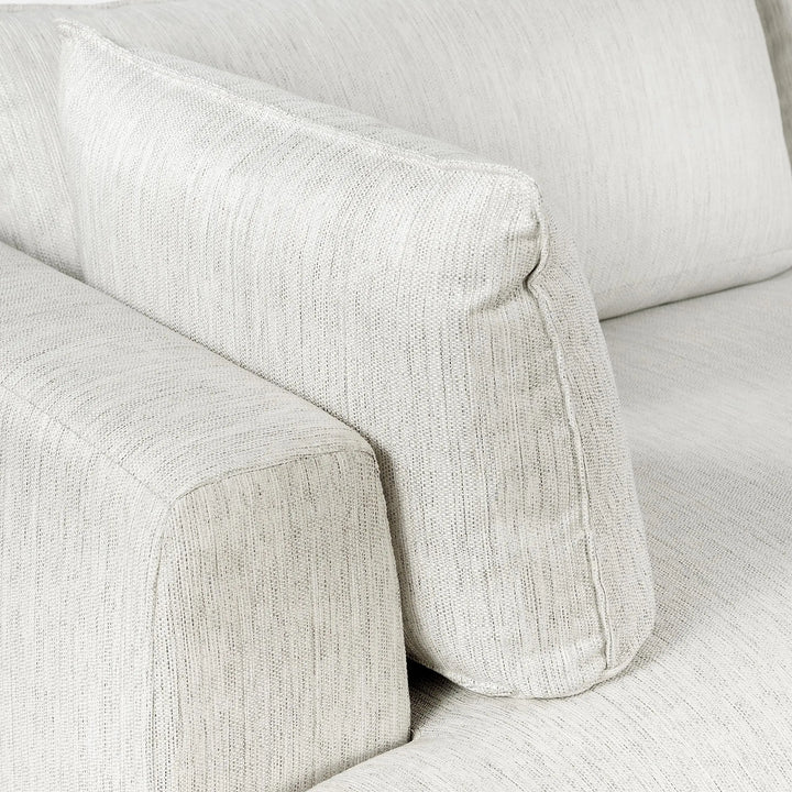 Poly and Bark Marcel Sectional, Right-Facing - Bright Ash