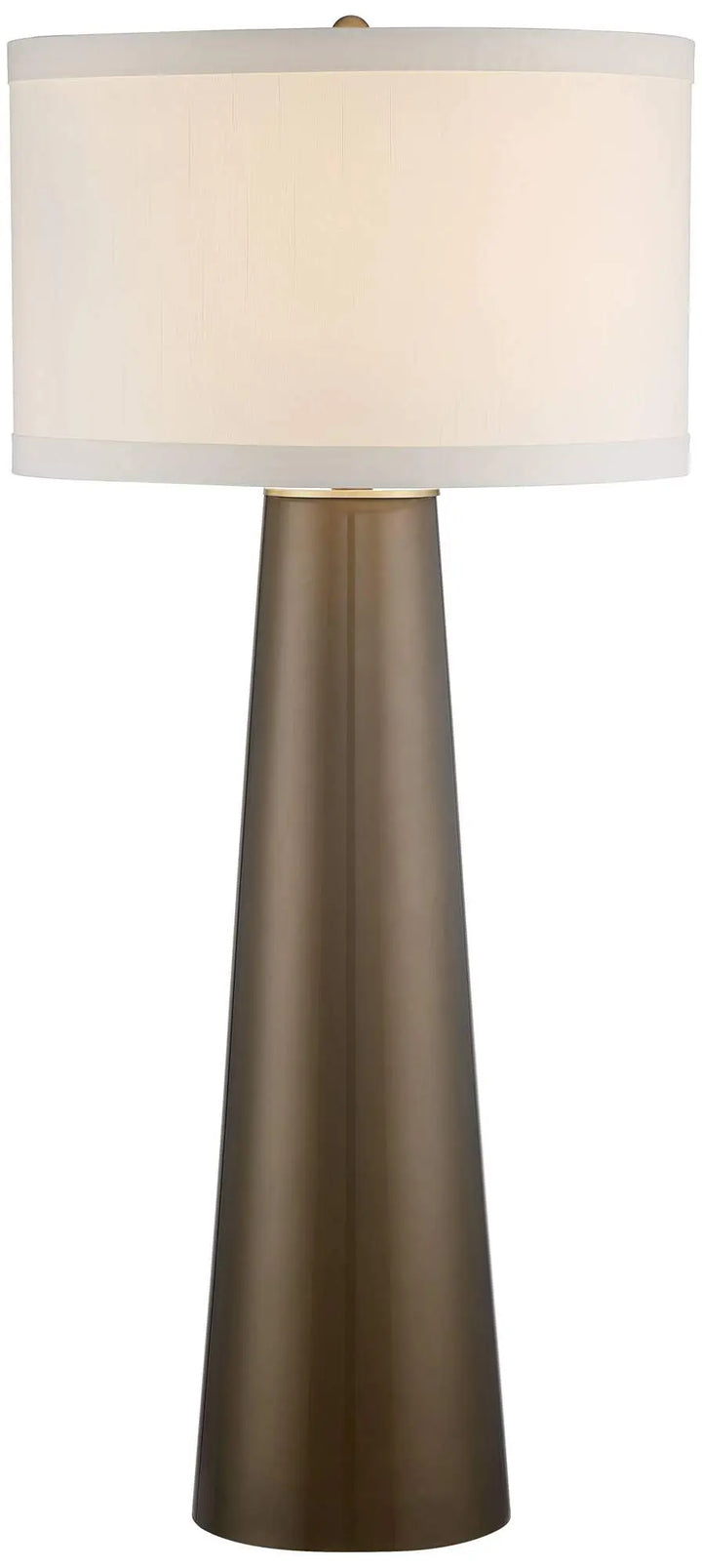 Possini Euro Design Karen 36 Inch Large Table Lamp, Dark Gold Glass, Modern