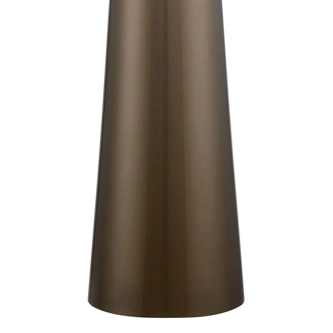Possini Euro Design Karen 36 Inch Large Table Lamp, Dark Gold Glass, Modern