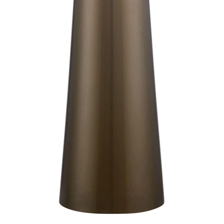 Possini Euro Design Karen 36 Inch Large Table Lamp, Dark Gold Glass, Modern