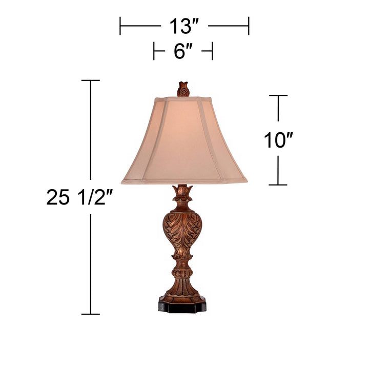 Regio 25 1/2" High Table Lamp Acanthus Leaf Urn Shaped Urn-Shaped 