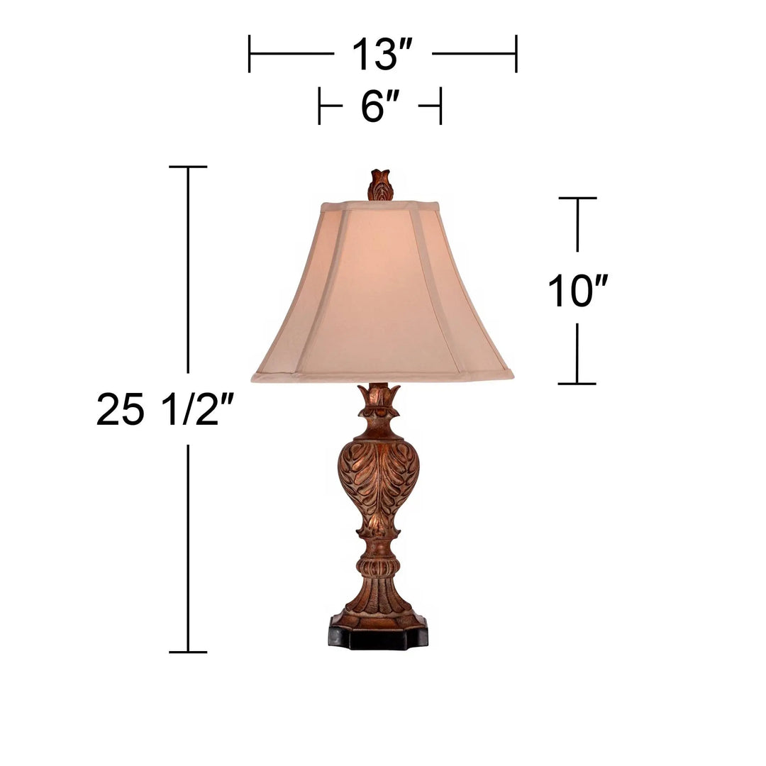 Regio 25 1/2" High Table Lamp Acanthus Leaf Urn Shaped Urn-Shaped