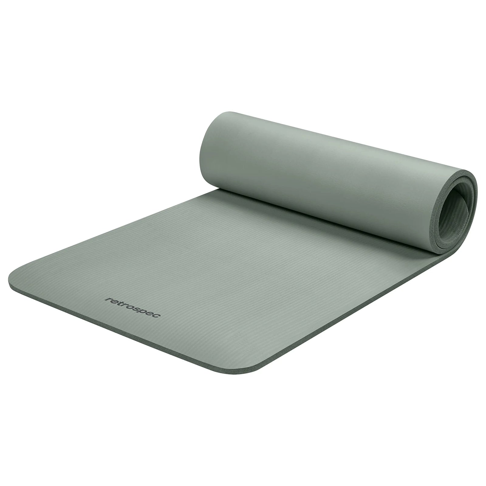 Retrospec Solana Yoga Mat 1/2" Thick w/Nylon Strap - Sage