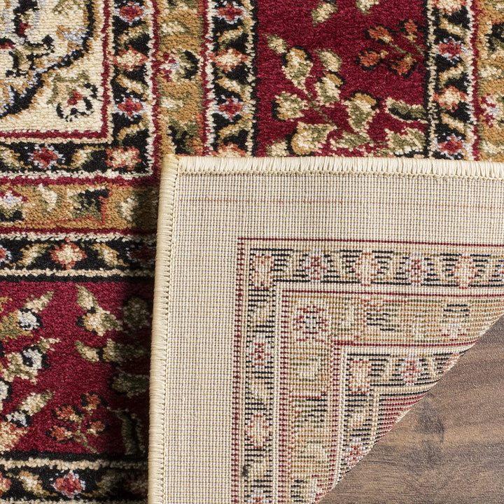 SAFAVIEH Area Rug 8x10 - Lyndhurst Collection - Large - Ivory & Red, Traditional Oriental Design, Non-Shedding & Easy to Clean, Ideal for Living Room, Bedroom, Dining Space (LNH331A)