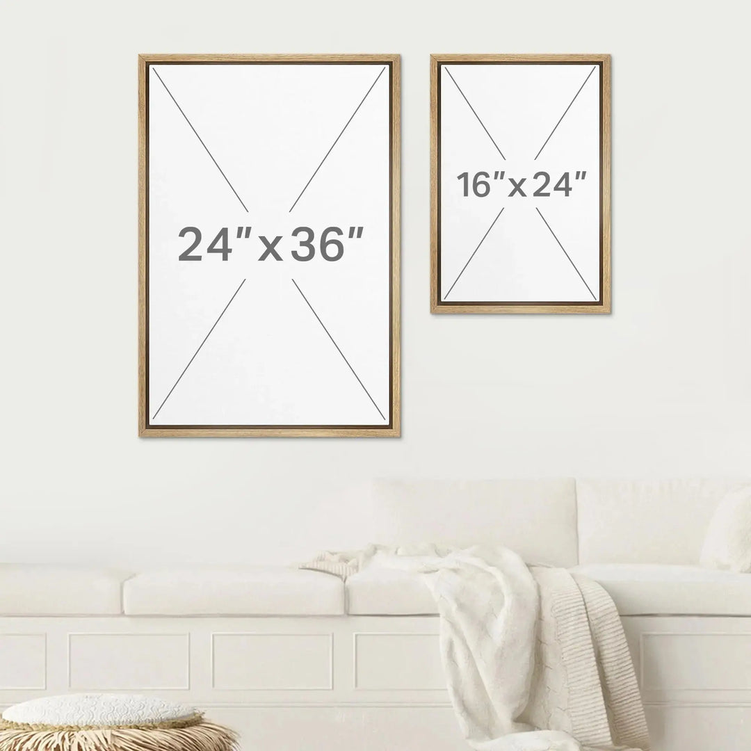SIGNWIN Framed Canvas Print Wall Art Set Natural Flow Abstract Earth Tone Organic Shapes Cozy Neutral Minimal Decorative Nordic Zen Bohemian - 24"x36"x2 Natural 