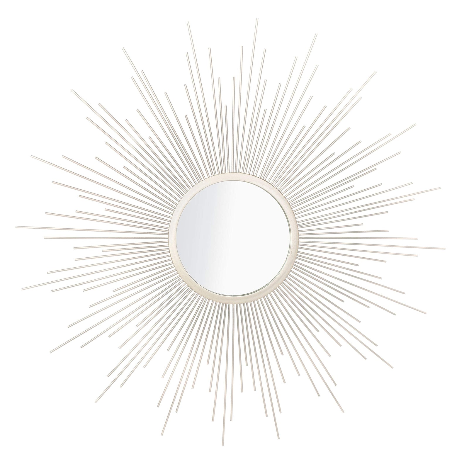 Safavieh Home Collection Alves 30-inch Champagne Sunburst Round Mirror 