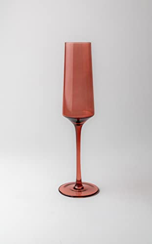 Saludi Colored Champagne Flutes