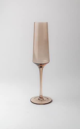 Saludi Colored Champagne Flutes