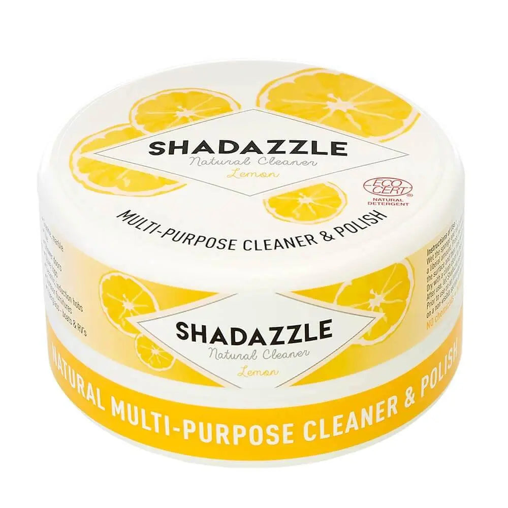 Shadazzle Natural All Purpose Cleaner and Polish – Eco friendly Multi-purpose Cleaning Product – Cleans & Polishes any washable surface (Lemon) 