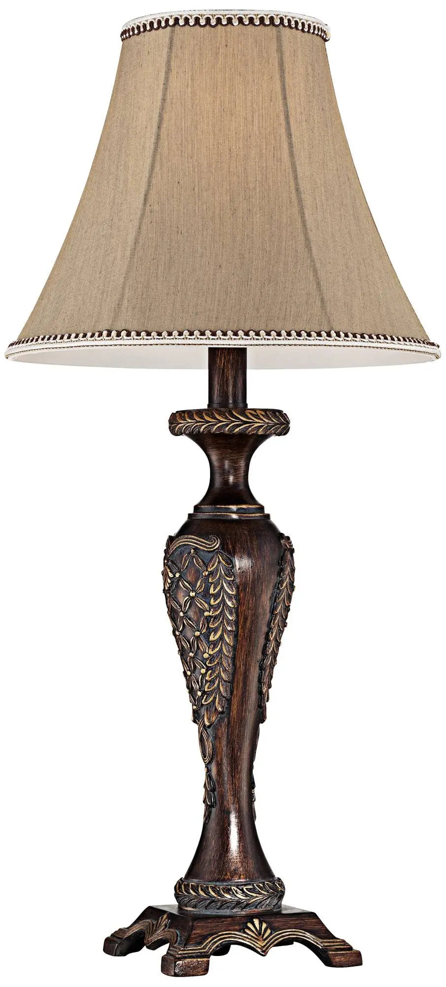 Shaylee 23 1/2" High Table Lamp Bronze Brown Candlestick Cottage