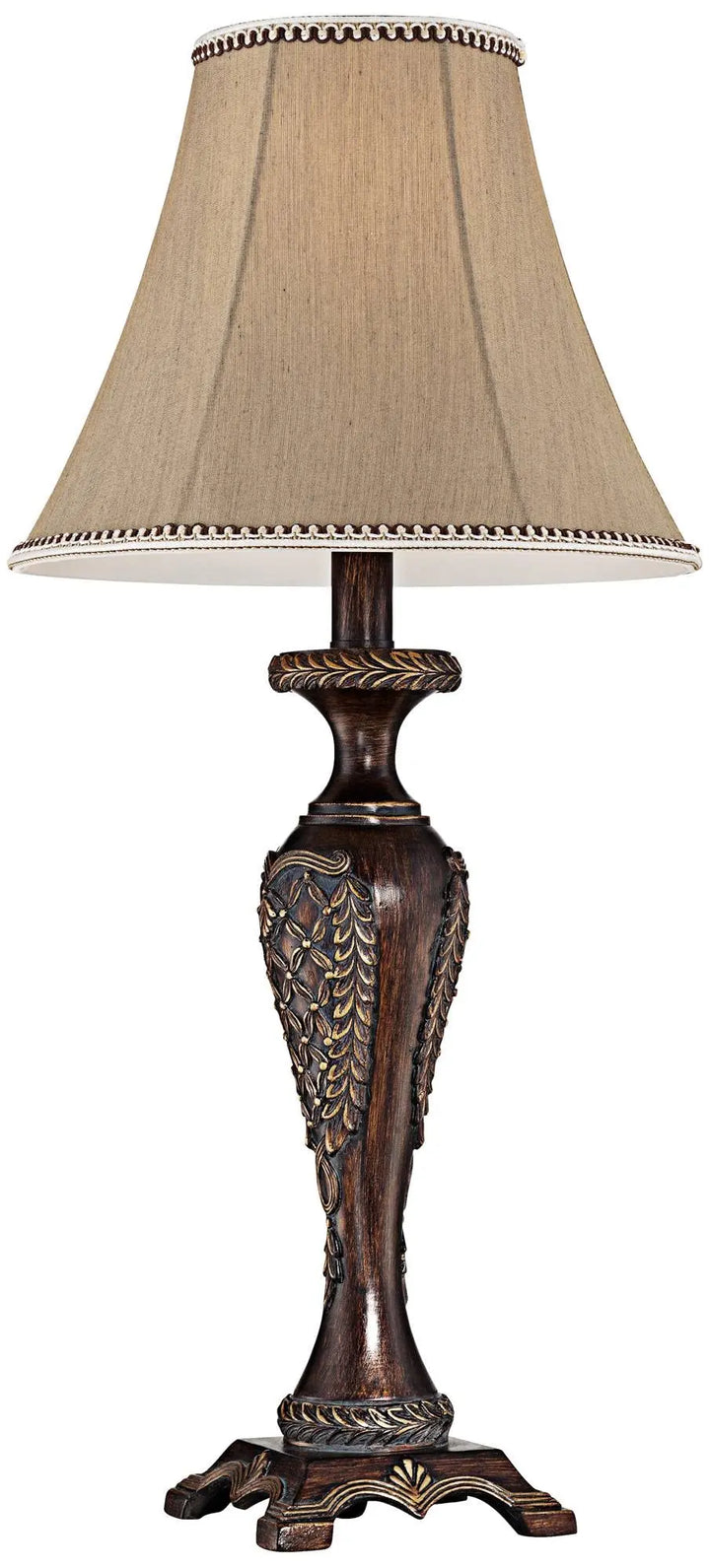 Shaylee 23 1/2" High Table Lamp Bronze Brown Candlestick Cottage