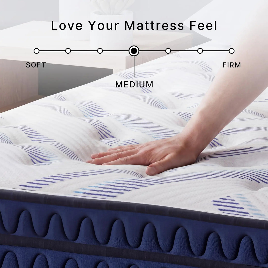 Signature Design by Ashley 12 Inch Hybrid Mattress Queen 