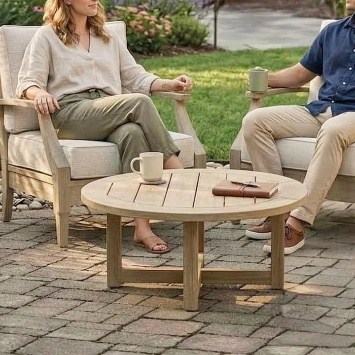 Signature Design by Ashley Clare View 1-Piece Outdoor Lounge Chair, Beige