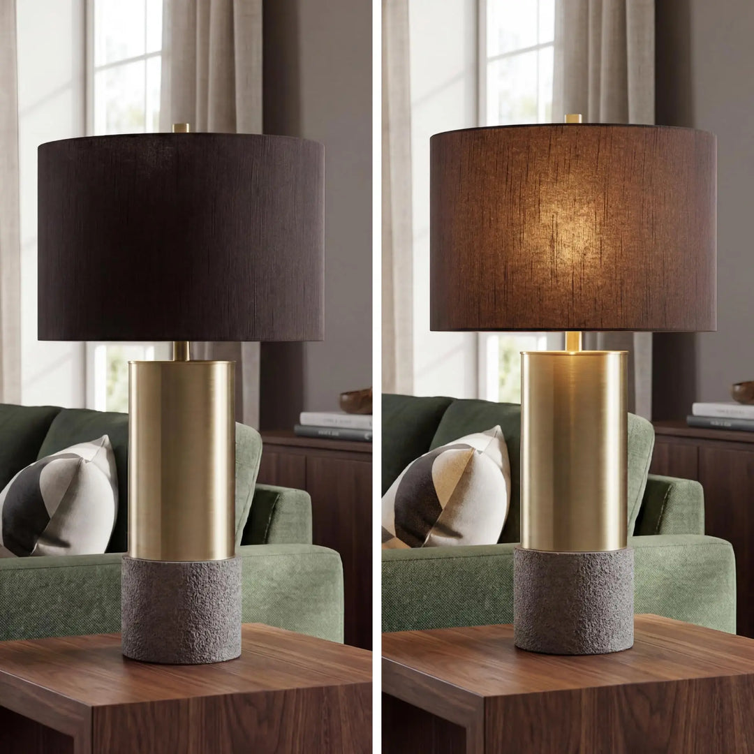 Signature Design by Ashley Jacek Contemporary Table Lamp, Set of 2, Gold