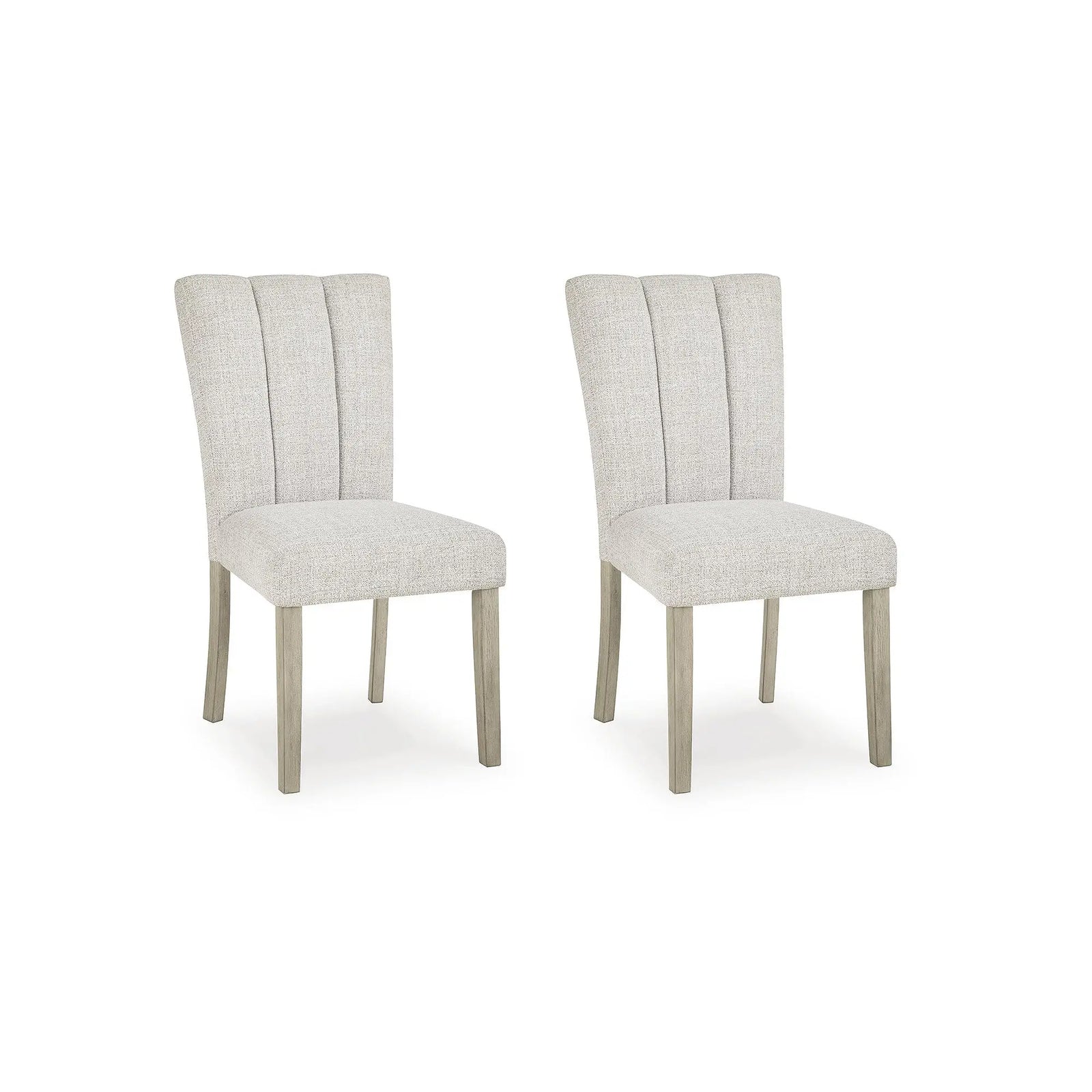 Signature Design by Ashley Upholstered Dining Chairs Set of 2, Bisque 