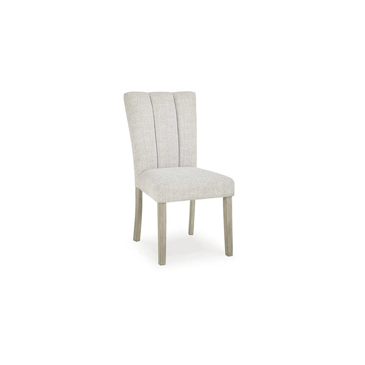 Signature Design by Ashley Upholstered Dining Chairs Set of 2, Bisque 