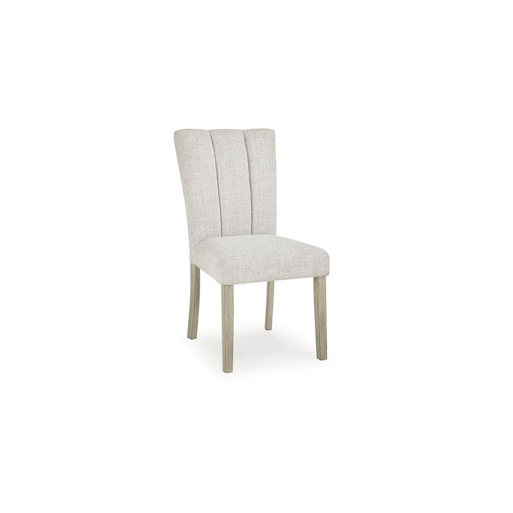 Signature Design by Ashley Upholstered Dining Chairs Set of 2, Bisque 