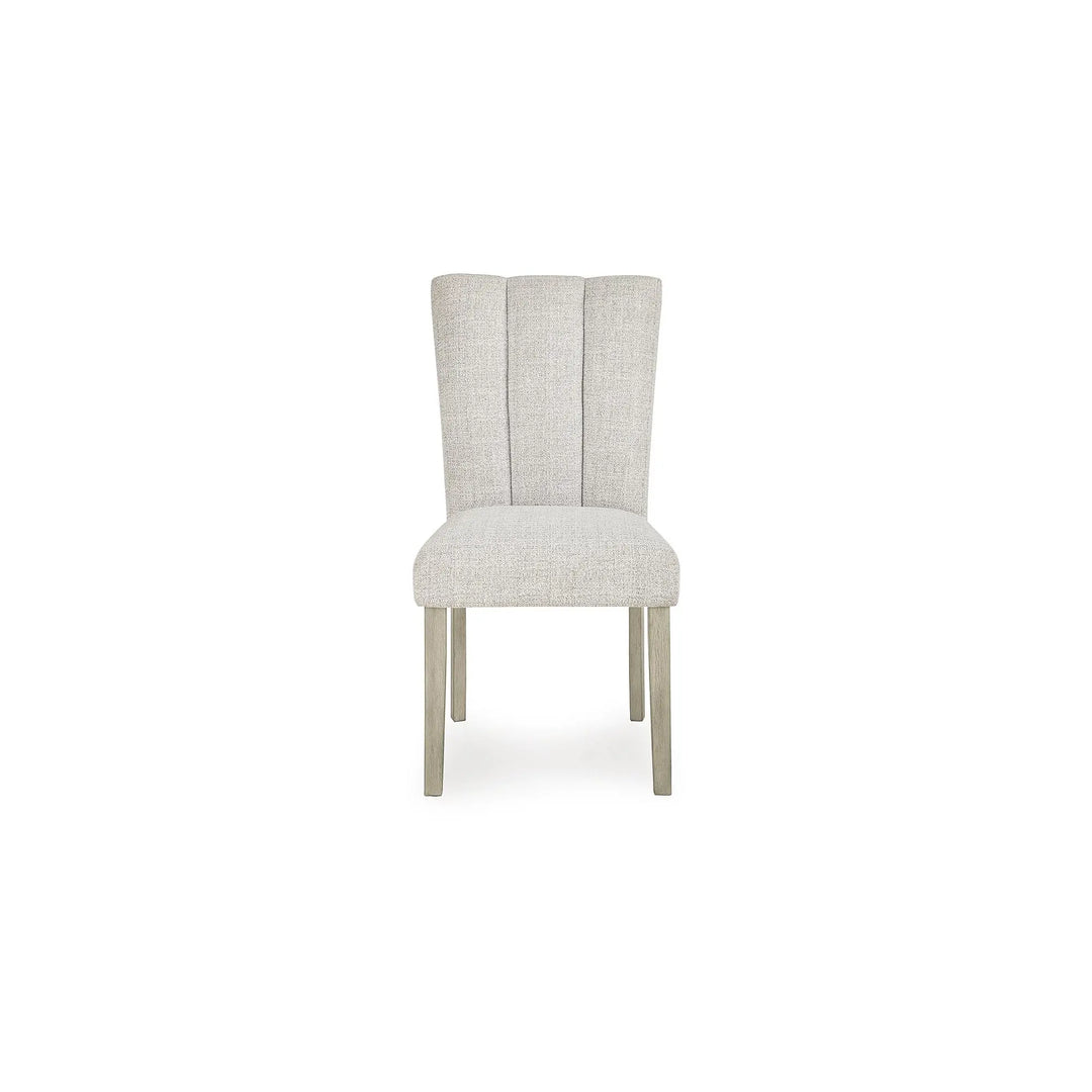 Signature Design by Ashley Upholstered Dining Chairs Set of 2, Bisque 