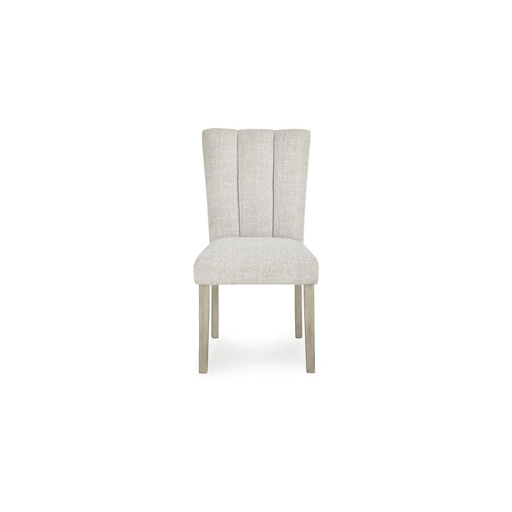 Signature Design by Ashley Upholstered Dining Chairs Set of 2, Bisque 