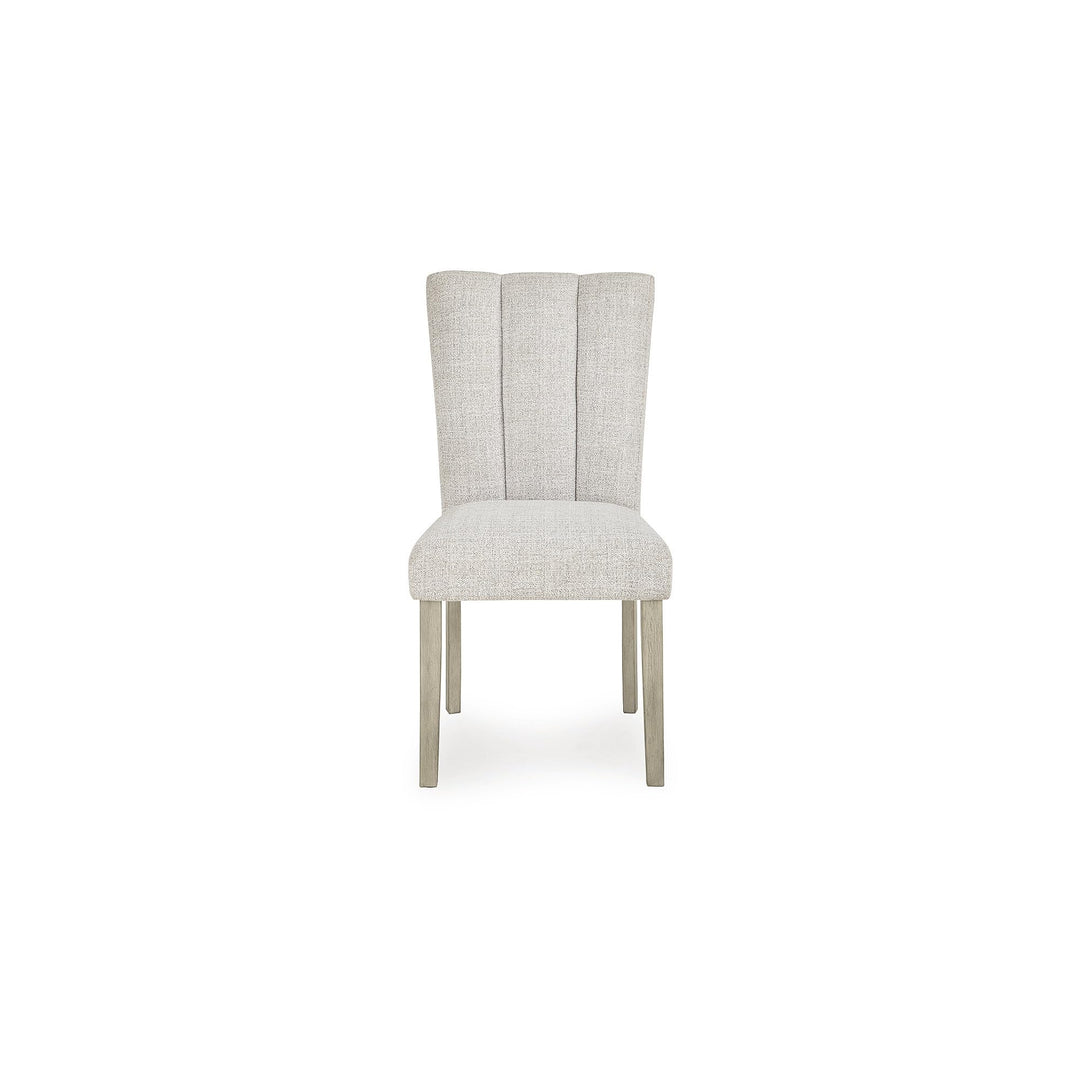 Signature Design by Ashley Upholstered Dining Chairs Set of 2, Bisque 