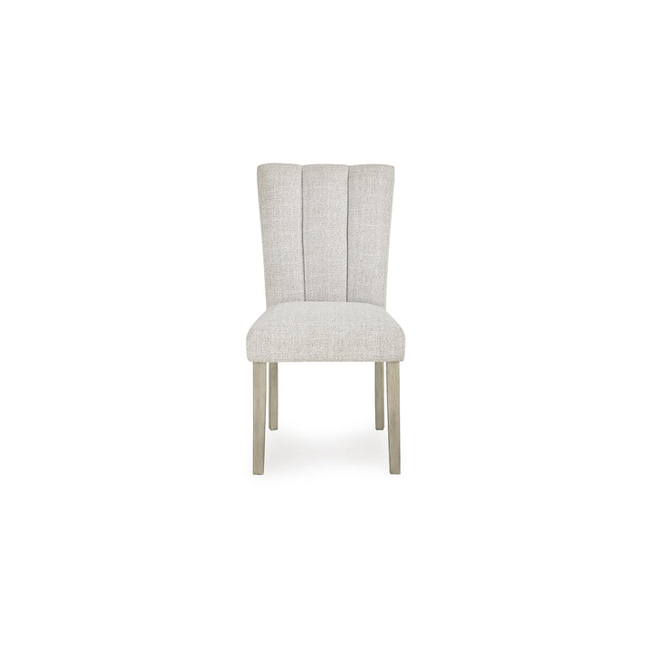 Signature Design by Ashley Upholstered Dining Chairs Set of 2, Bisque 