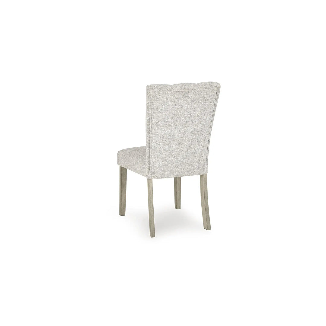 Signature Design by Ashley Upholstered Dining Chairs Set of 2, Bisque 