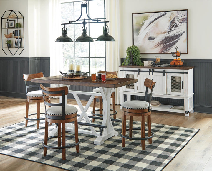 Signature Design by Ashley Valebeck Counter Height Bar Stool, Brown 