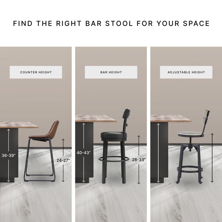 Signature Design by Ashley Valebeck Counter Height Bar Stool, Brown 