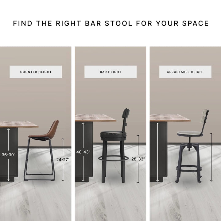 Signature Design by Ashley Valebeck Counter Height Bar Stool, Brown 