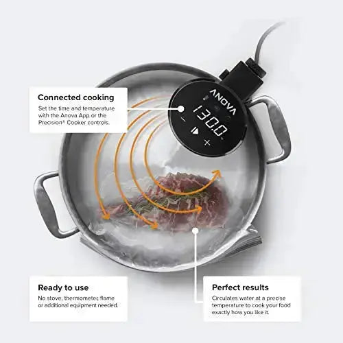 Anova Culinary Sous Vide Precision Cooker (WiFi) - Black/Silver