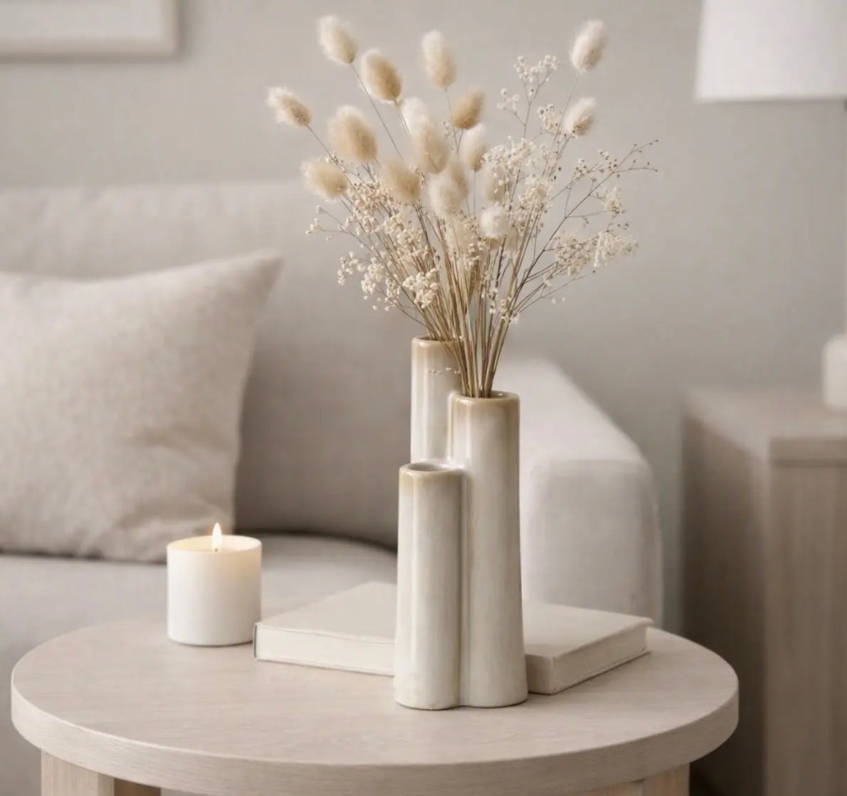 SincereLuxe Sculptural Ceramic Vase