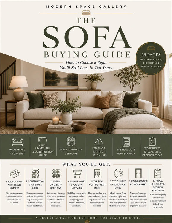 Sofa Buying Guide