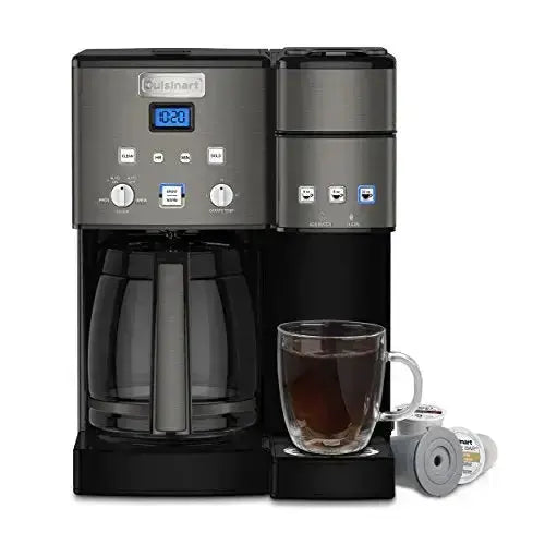 Cuisinart Coffee Center Coffee Maker | Single-Serve Brewer - Black/Stainless Steel Cuisinart