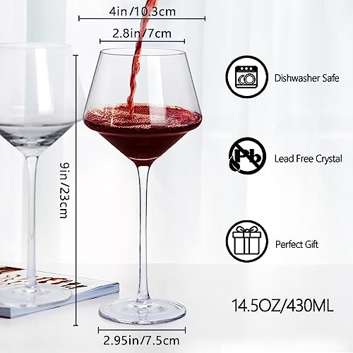 Swanfort Red Wine Glasses