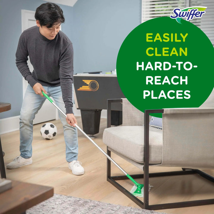 Swiffer Sweep + Mop, Dry Pads Refill, Floor Cleaner for Dirt, Dust, Hair, Cleaning Cloths for Mopping Home, Bathroom, Kitchen, Dust Mop, Floor Duster, Unscented, 52ct 