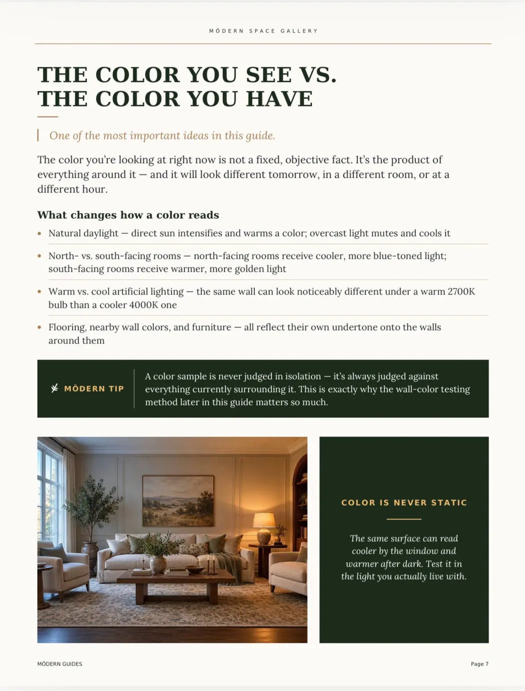 The Color &amp; Palette Guide