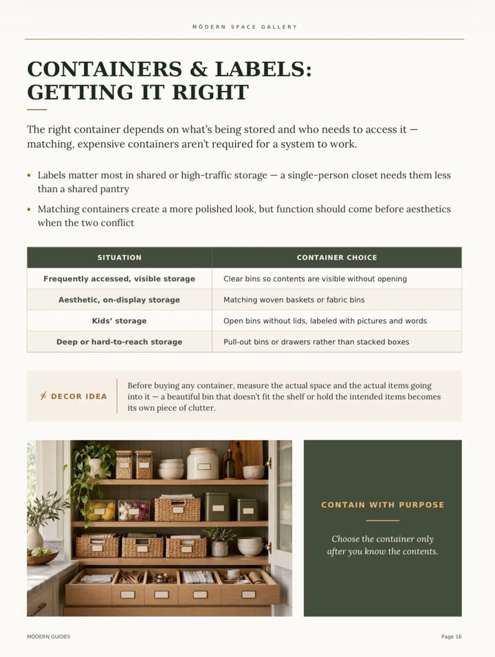 The Home Organization Guide