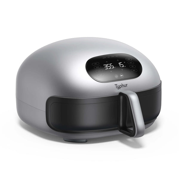 Typhur Air Fryer, Dome 2, XL PFAS Free Basket - Silver