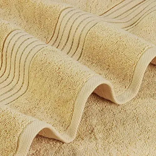 Utopia Bath Towels, Highly Absorbent Soft Towels, 12-PC Set - Beige 