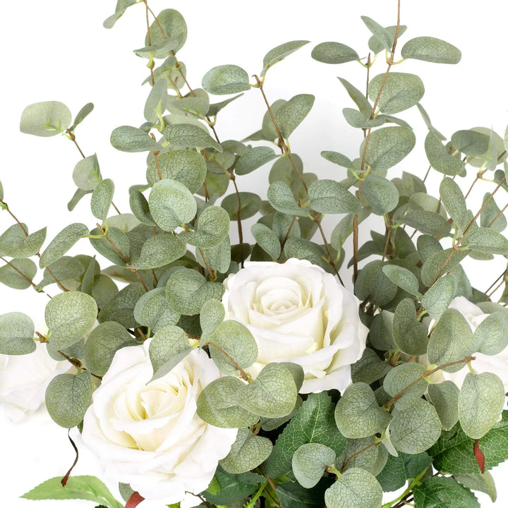 VGIA Eucalyptus Stems, Set of 6, 27 Inch, Silk Greenery