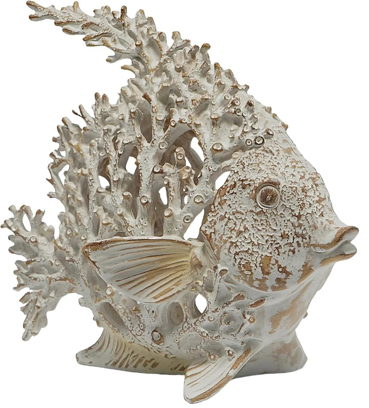 VVGIFTS Beach Coastal Coral Reef Angelfish Decor