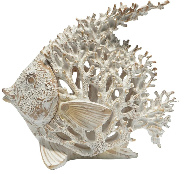 VVGIFTS Beach Coastal Coral Reef Angelfish Decor