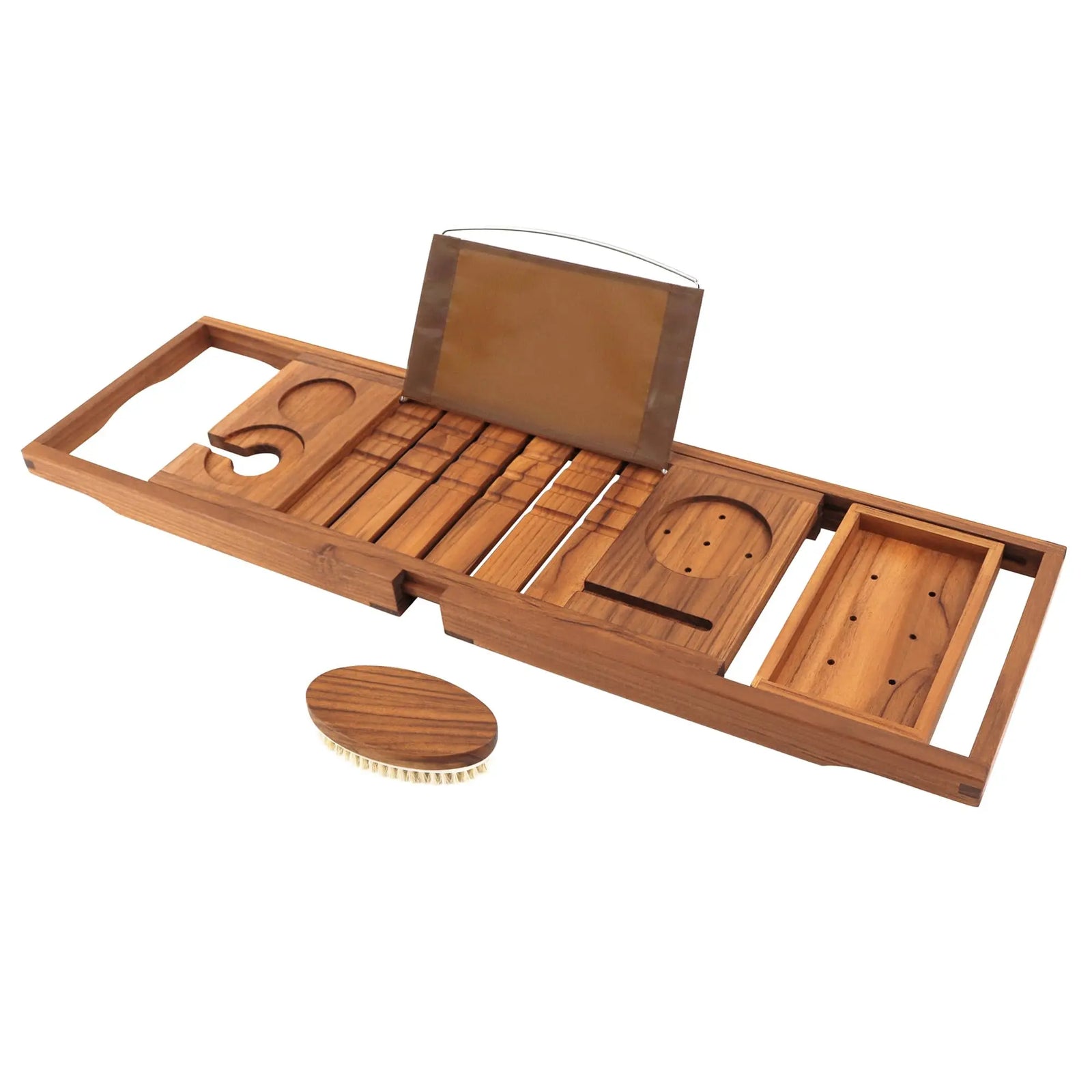 VaeFae Teak Bathtub Tray
