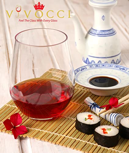 Vivocci Unbreakable Wine Glasses